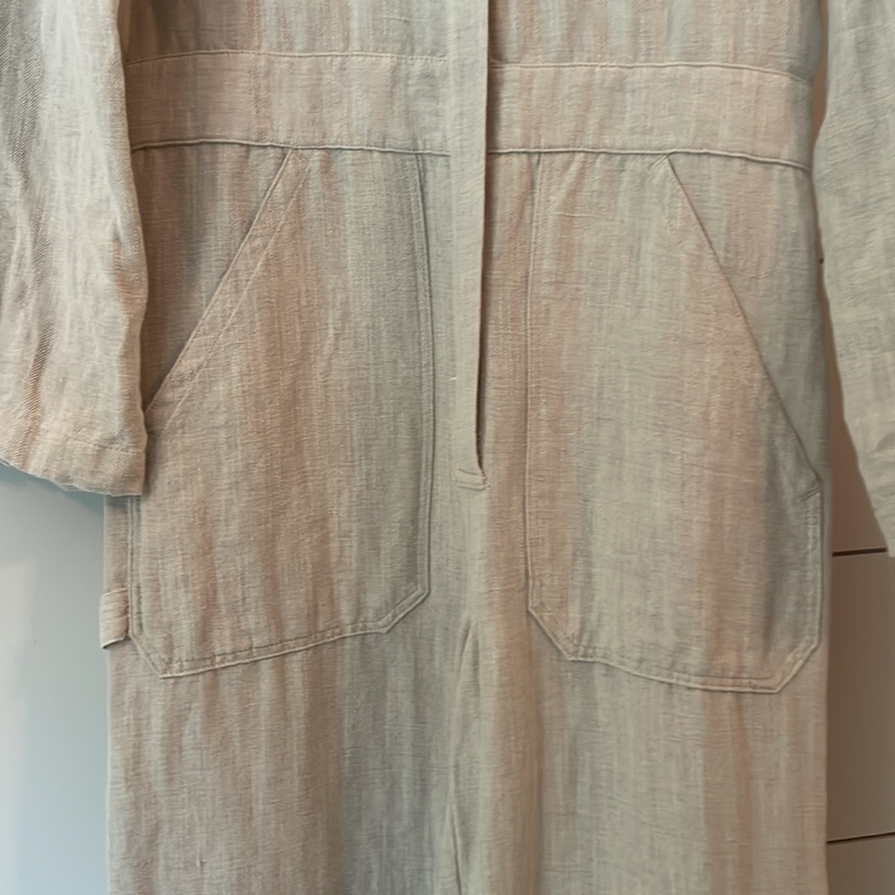 Rivet Utility “Bigwig” jumpsuit, linen, Size Small - Picture 5 of 11